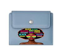 GEEADNB Slim Women's Wallet,Multi-Functional Women's Wallet,Queen,Black,Woke,Thoughtful Gift for Father's Day,Teacher's Day Romantic Gift for Wife/Girlfriend.