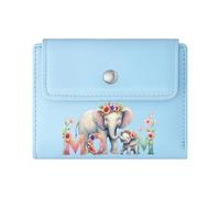 GEEADNB Slim Women's Wallet，Multi-Functional Women's Wallet，Skeleton Serenade Halloween Skeletons Haunted House Orchestra Romantic Gift for Wife/Girlfriend. Wonderful Gift for Mother's Father's Day