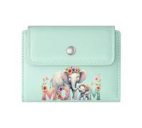 GEEADNB Slim Women's Wallet，Multi-Functional Women's Wallet，Skeleton Serenade Halloween Skeletons Haunted House Orchestra Romantic Gift for Wife/Girlfriend. Wonderful Gift for Mother's Father's Day