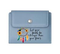 GEEADNB Slim Women's Wallet，RFID Blocking Wallet Purse，Dreamcatcher，Ornamental，Colorful，Thoughtful Gift for Father's Day，Teacher's Day Thanksgiving Birthday Gift for Women