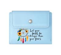 GEEADNB Slim Women's Wallet，RFID Blocking Wallet Purse，Dreamcatcher，Ornamental，Colorful，Thoughtful Gift for Father's Day，Teacher's Day Thanksgiving Birthday Gift for Women