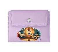 GEEADNB Slim Women's Wallet,RFID Blocking Wallet Purse,Wildflowers,Energetic,Cowgirl,Romantic Gift for Wife/Girlfriend. Wonderful Gift for Mother's Father's Day