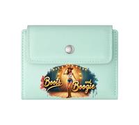 GEEADNB Slim Women's Wallet,RFID Blocking Wallet Purse,Wildflowers,Energetic,Cowgirl,Romantic Gift for Wife/Girlfriend. Wonderful Gift for Mother's Father's Day