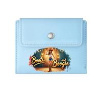 GEEADNB Slim Women's Wallet,RFID Blocking Wallet Purse,Wildflowers,Energetic,Cowgirl,Romantic Gift for Wife/Girlfriend. Wonderful Gift for Mother's Father's Day