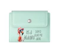 GEEADNB Slim Women's Wallet,Slim Minimalist Card Holder,Cartoonish Style Dogs Reading Banned Books Thanksgiving Birthday Gift for Women Thoughtful Gift for Father's Day,Teacher's Day