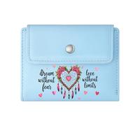 GEEADNB Slim Women's Wallet，Slim Minimalist Card Holder，Dreamcatcher，Sunflowers，Feathers，Thoughtful Gift for Father's Day，Teacher's Day Romantic Gift for Wife/Girlfriend.