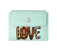GEEADNB Slim Women's Wallet,Slim Minimalist Card Holder,Jungle Theme Vibrant Colors Animal Patterns Thanksgiving Birthday Gift for Women Thoughtful Gift for Father's Day,Teacher's Day