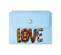 GEEADNB Slim Women's Wallet,Slim Minimalist Card Holder,Jungle Theme Vibrant Colors Animal Patterns Thanksgiving Birthday Gift for Women Thoughtful Gift for Father's Day,Teacher's Day