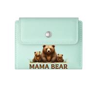 GEEADNB Slim Women's Wallet,Slim Minimalist Card Holder,Motherhood Lioness Humorous Tribute Thoughtful Gift for Father's Day,Teacher's Day Romantic Gift for Wife/Girlfriend.