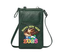 GEEADNB Small Crossbody Bags Customized Small Bags Global Unity New Year Celebration Cowboy Hat Gift Travel Rfid Safe