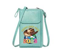 GEEADNB Small Crossbody Bags Customized Small Bags Global Unity New Year Celebration Cowboy Hat Gift Travel Rfid Safe