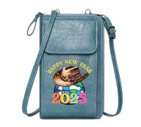 GEEADNB Small Crossbody Bags Customized Small Bags Global Unity New Year Celebration Cowboy Hat Gift Travel Rfid Safe