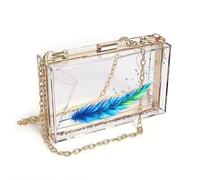 GEEADNB Small Crossbody Bags Ladies Cell Phone Purse Feather Liberation Transformation Classic Outfit Elegant Gift for Mother's Day