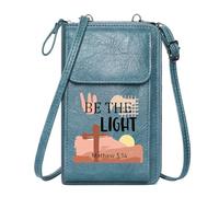 GEEADNB Small Crossbody Bags Small Shoulder Bag Matthew 5:14 Christian Fish Peace Sign Season Gifts Perfect for Teacher's Day
