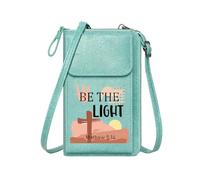 GEEADNB Small Crossbody Bags Small Shoulder Bag Matthew 5:14 Christian Fish Peace Sign Season Gifts Perfect for Teacher's Day