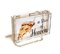 GEEADNB Small Crossbody Bags Women's Clutch Purse Meatballs Pizza Melted Cheese for Everyday Use or Gift Idea for Valentine's Day Birthday Gifts