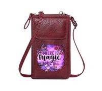 GEEADNB Small Crossbody Bags Zip Around Credit Card Bags Mysticism Nature Magic Large Capacity Purse Gift Perfect for Outfits