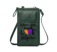 GEEADNB Small Shoulder Bag Bags with Card Slots Divided Heart Heartbreak Unappreciated Adjustable Strap Graduation Student