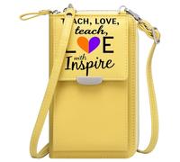 GEEADNB Small Shoulder Bag Bags with Card Slots Divided Heart Heartbreak Unappreciated Adjustable Strap Graduation Student