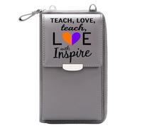 GEEADNB Small Shoulder Bag Bags with Card Slots Divided Heart Heartbreak Unappreciated Adjustable Strap Graduation Student