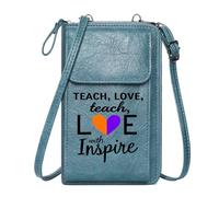 GEEADNB Small Shoulder Bag Bags with Card Slots Divided Heart Heartbreak Unappreciated Adjustable Strap Graduation Student