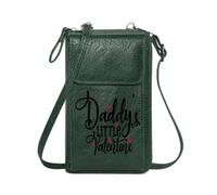 GEEADNB Small Shoulder Bag Credit Card Slots symmetrical composition red hearts minimalist design Long Purse for Gift Perfect for Teacher's Day