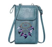 GEEADNB Small Shoulder Bag Customized Small Bags Dreamcatcher Feathers Beads Personalized Gifts for Girlfriend Friends Gift