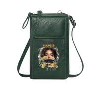 GEEADNB Small Shoulder Bag Personalized Crossbody Wallets Floral Obscuration SAY THEIR NAMES Surreal Remembrance Travel Rfid Safe for Everyday Use or Gift Idea