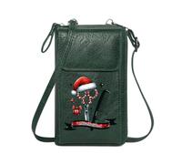 GEEADNB Women ID Credit Card Case Bags with Card Slots Hairstyling Tools Hair Hustler Banner Christmas Decorations Holiday Customized Gift Perfect for Printed Present