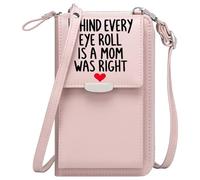 GEEADNB Women’s RFID Clutch Purse Crossbody Bags for Women Mom's Wisdom Humorous Sentiment Motherhood Love Travel Rfid Safe Perfect for Outfits