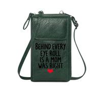 GEEADNB Women’s RFID Clutch Purse Crossbody Bags for Women Mom's Wisdom Humorous Sentiment Motherhood Love Travel Rfid Safe Perfect for Outfits