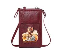 GEEADNB Women’s RFID Clutch Purse Women ID Credit Card Case African woman Traditional attire Black History for Everyday Use or Gift Idea Printed Gift