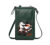 GEEADNB Women’s RFID Clutch Purse Women's Clutch Purse Contemplation Chess Coffee Classic Outfit Perfect for Outfits