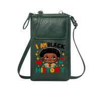 GEEADNB Women’s RFID Clutch Purse Women's Clutch Purse Stylized Illustration Colorful Garment I AM HISTORY Suitable for Everyday Use Cute Stylish Elegant Accessory