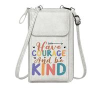 GEEADNB Women’s RFID Clutch Purse Womens Travel Bags VIBRANT COLORS KINDNESS COURAGE for Valentine's Day Birthday Gifts Classic Outfit