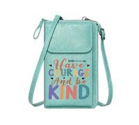 GEEADNB Women’s RFID Clutch Purse Womens Travel Bags VIBRANT COLORS KINDNESS COURAGE for Valentine's Day Birthday Gifts Classic Outfit