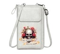 GEEADNB Women's Clutch Purse Card Wallets Purse Rebellion Skull Memento Mori Christmas Holiday Present Cute Stylish Elegant Accessory