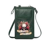 GEEADNB Women's Clutch Purse Card Wallets Purse Rebellion Skull Memento Mori Christmas Holiday Present Cute Stylish Elegant Accessory