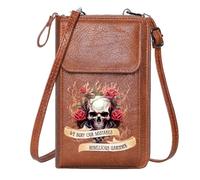 GEEADNB Women's Clutch Purse Card Wallets Purse Rebellion Skull Memento Mori Christmas Holiday Present Cute Stylish Elegant Accessory