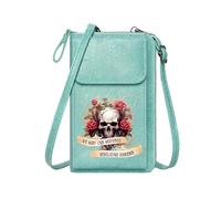 GEEADNB Women's Clutch Purse Card Wallets Purse Rebellion Skull Memento Mori Christmas Holiday Present Cute Stylish Elegant Accessory