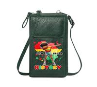 GEEADNB Women's Clutch Purse Cell Phone Purse with Zipper Pan-Africanism Cultural Pride Black History Suitable for Everyday Use Personalized Gifts for Girlfriend Friends