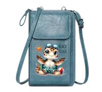 GEEADNB Women's Clutch Purse Crossbody Bags for Women sunny day beach cartoon turtle Graduation Student Perfect for Outfits