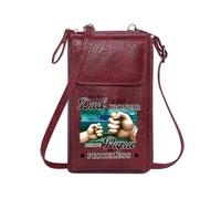 GEEADNB Women's Clutch Purse Lightweight Women's Shoulder Bag Fatherhood Priceless Value Parent-Child Relationship Elegant Gift for Mother's Day