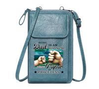 GEEADNB Women's Clutch Purse Lightweight Women's Shoulder Bag Fatherhood Priceless Value Parent-Child Relationship Elegant Gift for Mother's Day