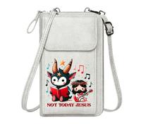 GEEADNB Women's Clutch Purse RFID Blocking Zipper Phone Wallet Music Theme Pop Culture References Religious Iconography Classic Outfit for Valentine's Day Birthday Gifts