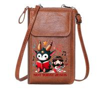 GEEADNB Women's Clutch Purse RFID Blocking Zipper Phone Wallet Music Theme Pop Culture References Religious Iconography Classic Outfit for Valentine's Day Birthday Gifts