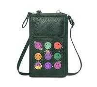 GEEADNB Women's Clutch Purse Small Crossbody Bags Smiley Faces 3x3 Grid Unique Accessories Graduation Student for Valentine's Day Birthday Gifts