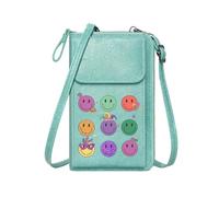 GEEADNB Women's Clutch Purse Small Crossbody Bags Smiley Faces 3x3 Grid Unique Accessories Graduation Student for Valentine's Day Birthday Gifts