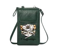 GEEADNB Women's Clutch Purse Women ID Credit Card Case cupcake bow round sunglasses gold glitter edges Classic Outfit for Valentine's Day Birthday Gifts