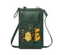 GEEADNB Women's Clutch Purse Zipper Womens Wallet Bee LOVE Honeycomb Classic Outfit Large Capacity Purse Gift